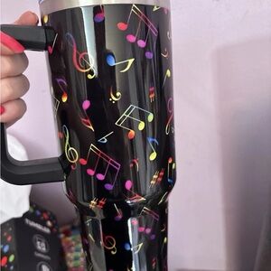 Colorful Musical Note Travel Mug